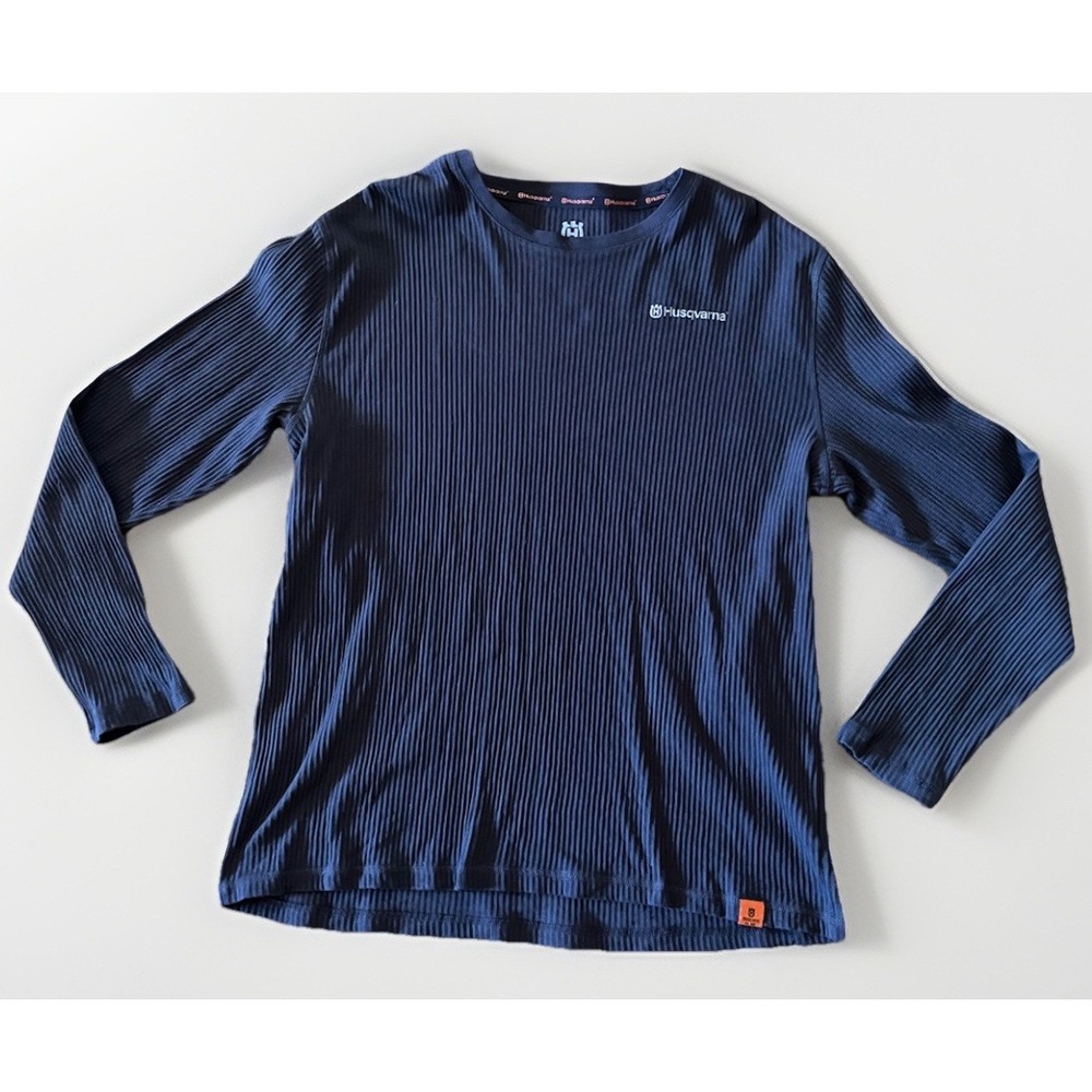 Husqvarna Long Sleeve Thermal Shirt Men's‎ XL Dark Grey Workwear